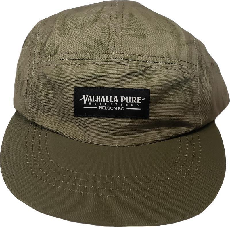 VPO Nelson Nylon 5 Panel Hat - Forest Ferns - Fern Green 1
