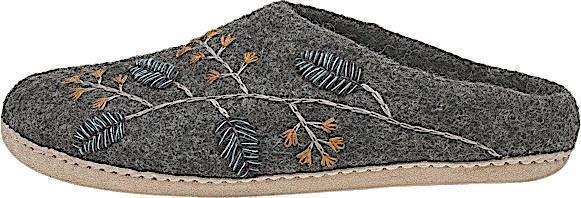 Vine Slippers - Unisex - Heather Charcoal 1