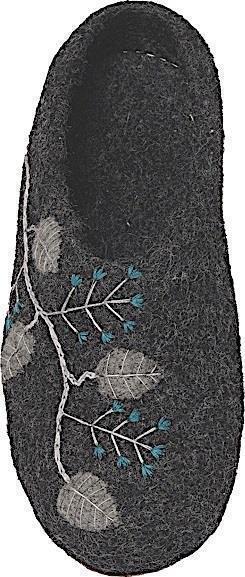 Vine Slippers - Unisex - Heather Charcoal 2