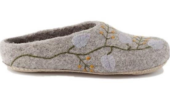 Vine Slippers - Unisex - Heather Grey 1