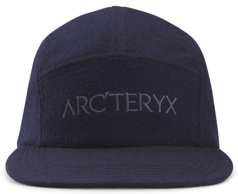 5 Panel Wool Hat - Black Sapphire Heather 1