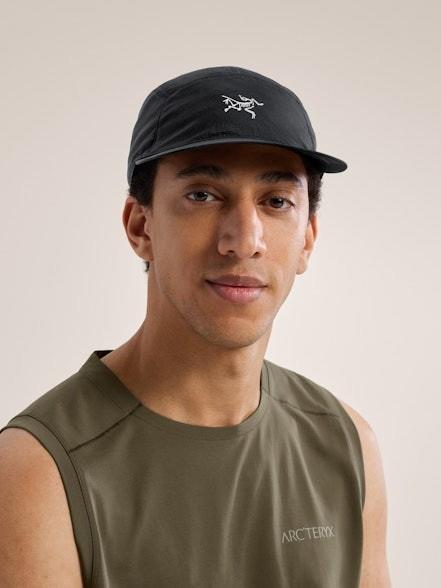 Aerios 5 Panel Cap - black / arctic silk 1