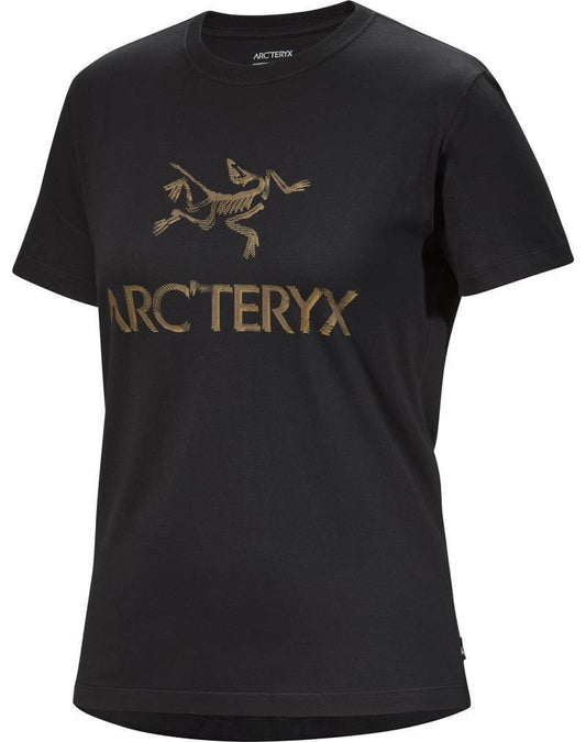 ArcWord Cotton T-Shirt SS - Womens - Black / Canvas 1