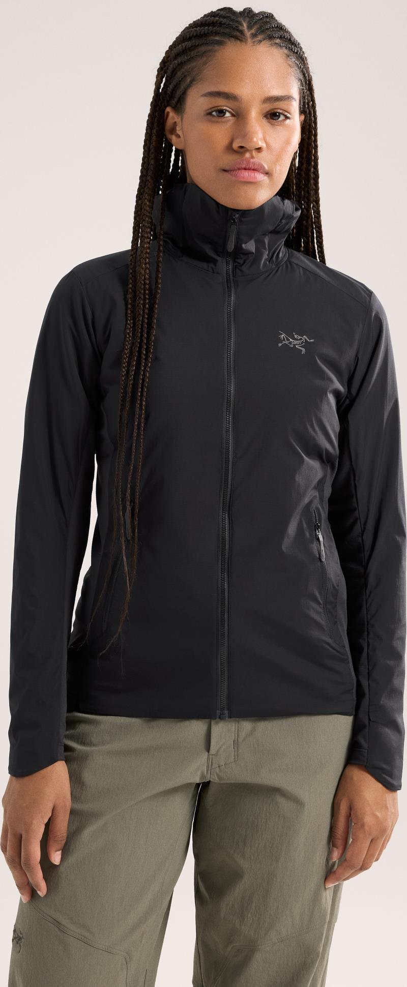 Atom Lightweight Hoody - Womens - Black 2