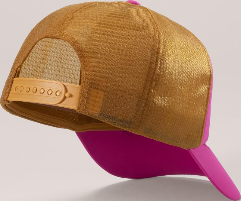 Bird Word Trucker Curved - Amaranthus / Yukon 2