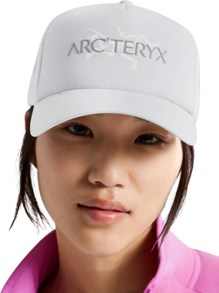 Bird Word Trucker Hat - solitude / arc silk 1