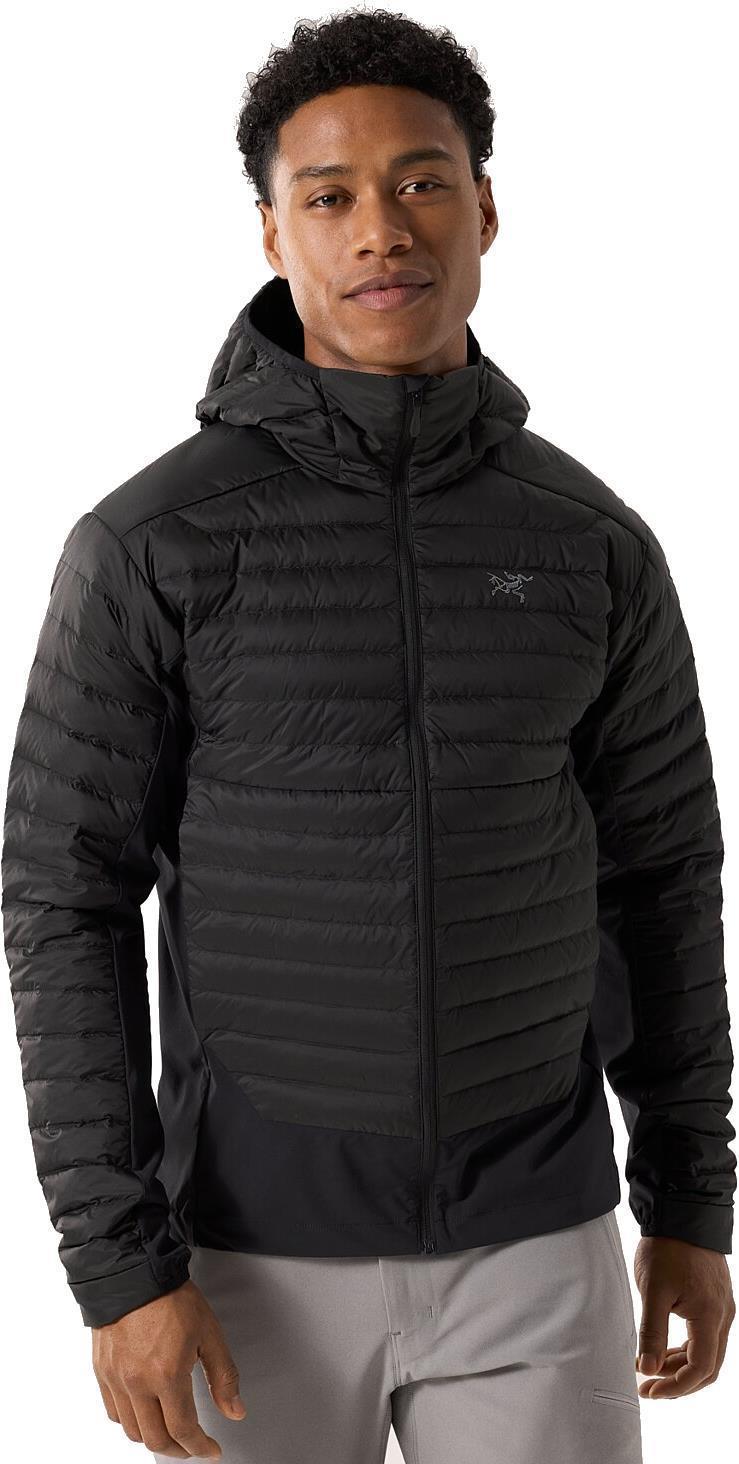 Cerium Hybrid Hoody - Mens - Black 2