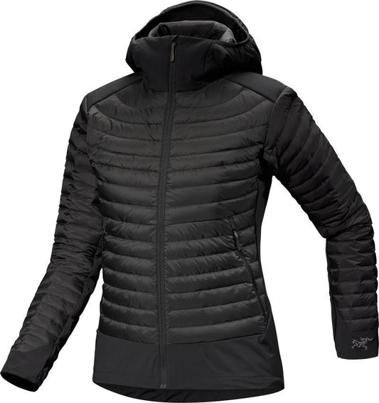 Cerium Hybrid Hoody - Womens - Black 1