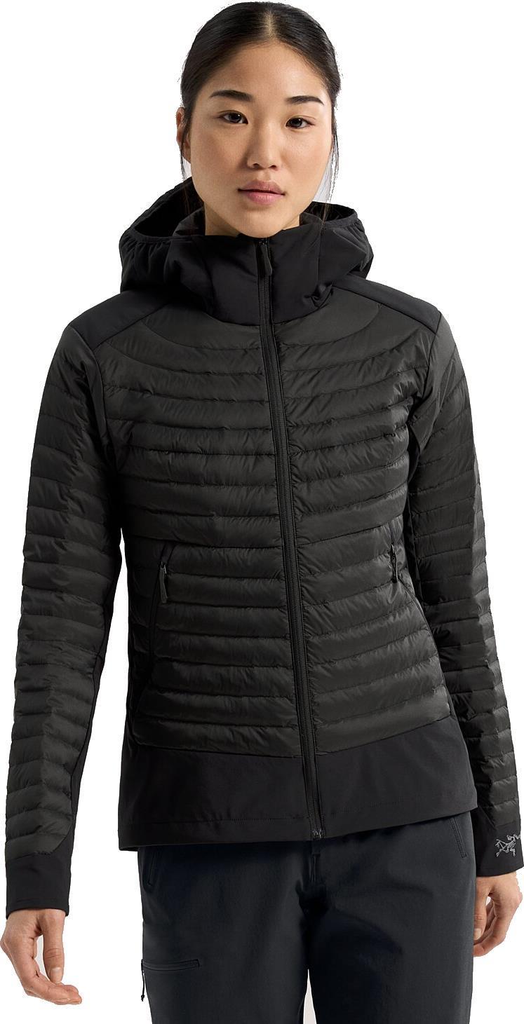 Cerium Hybrid Hoody - Womens - Black 2