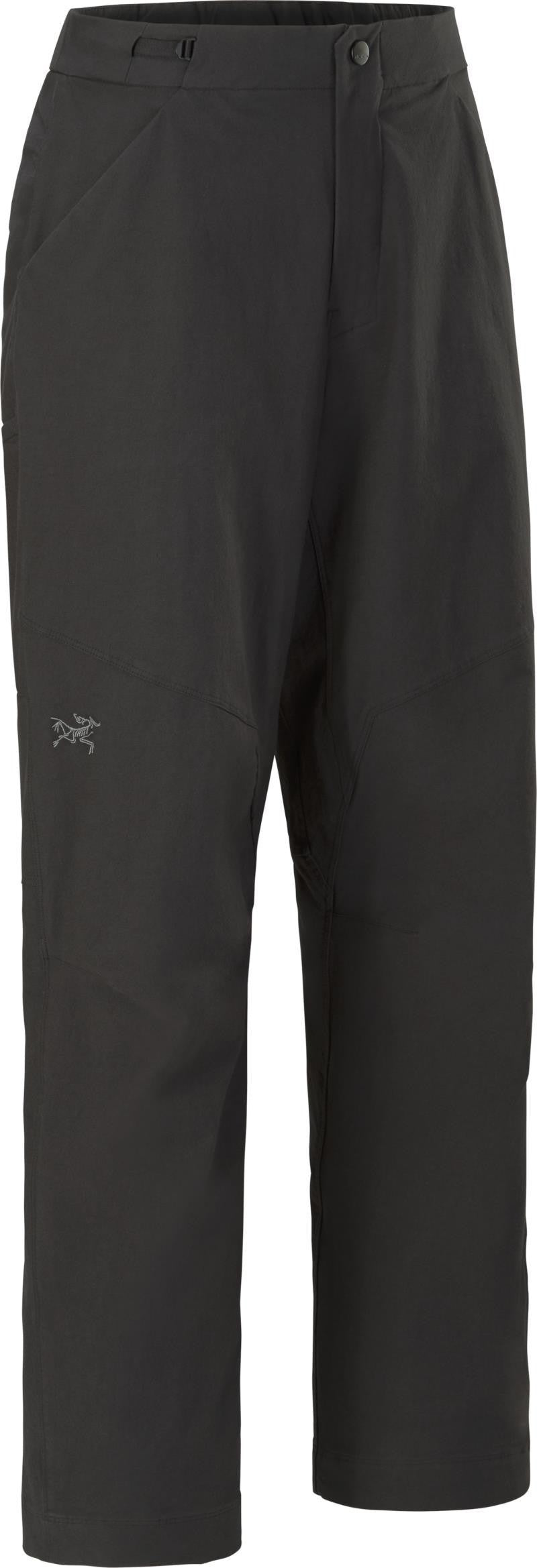 Clarkia Cotton Pants Wide Leg, Reg - Womens - black 1