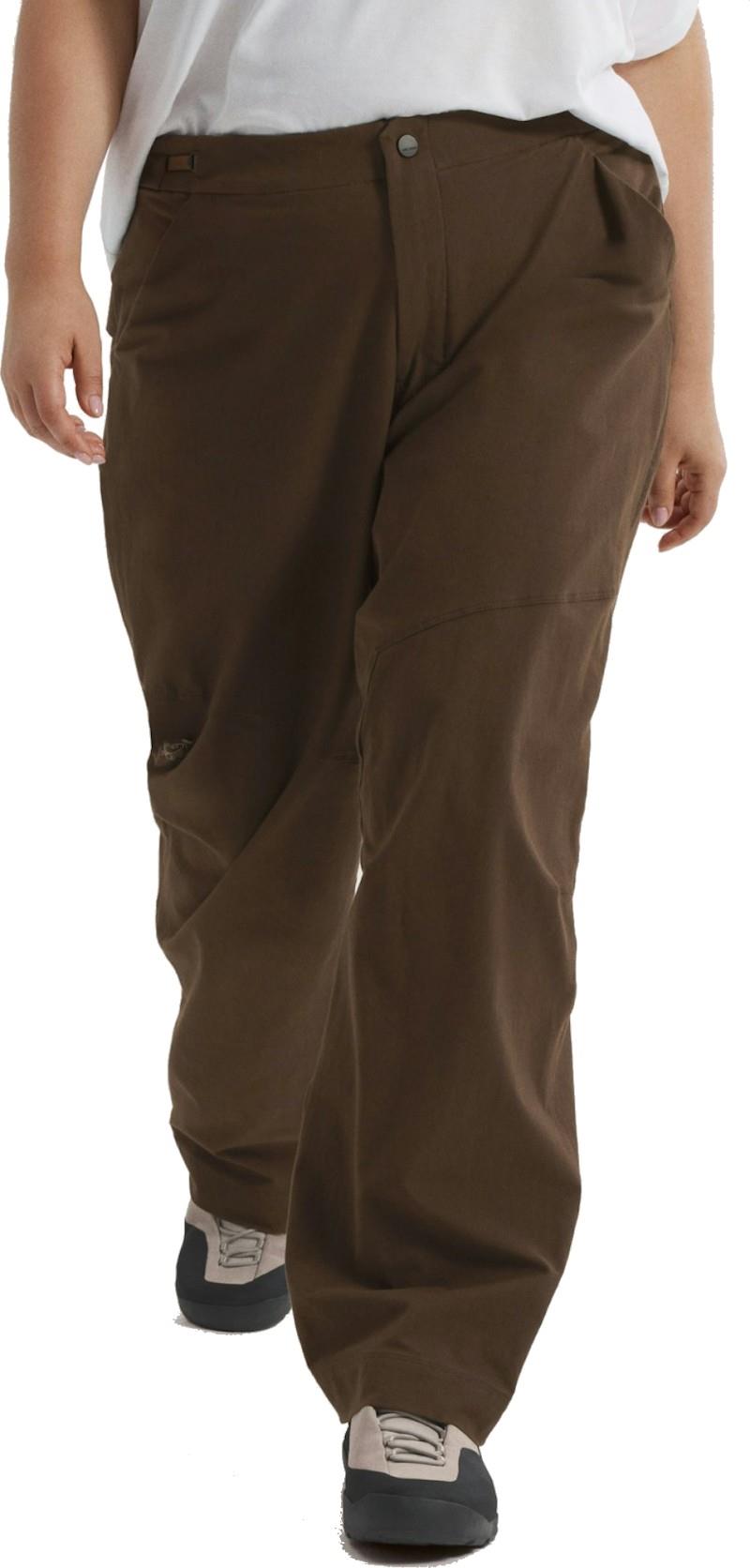 Clarkia Cotton Pants Wide Leg, Reg - Womens - carob 1