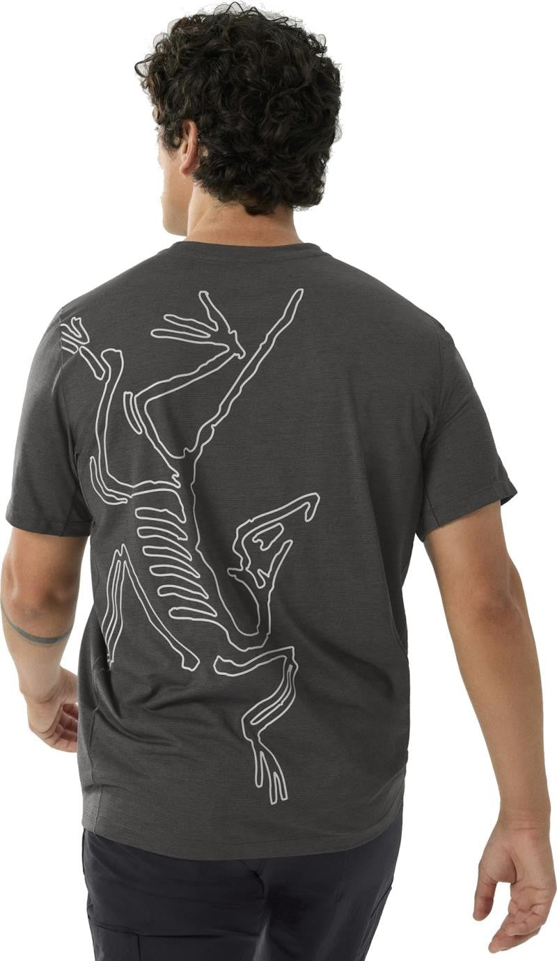 Cormac ArcBird Logo SS - Mens - black heather 1