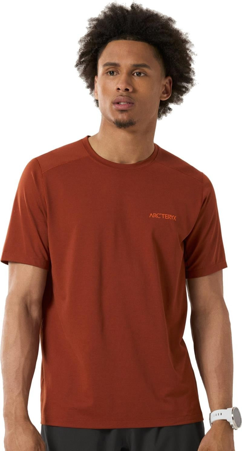 Cormac ArcBird Logo SS - Mens - sequoia heather / solaris 1