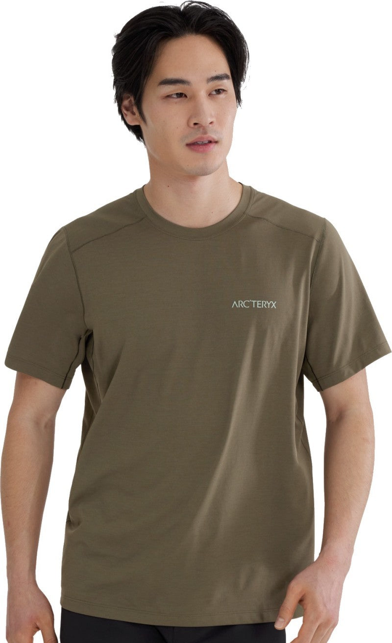 Cormac ArcBird Logo SS - Mens - tatsu heather / stone green 1