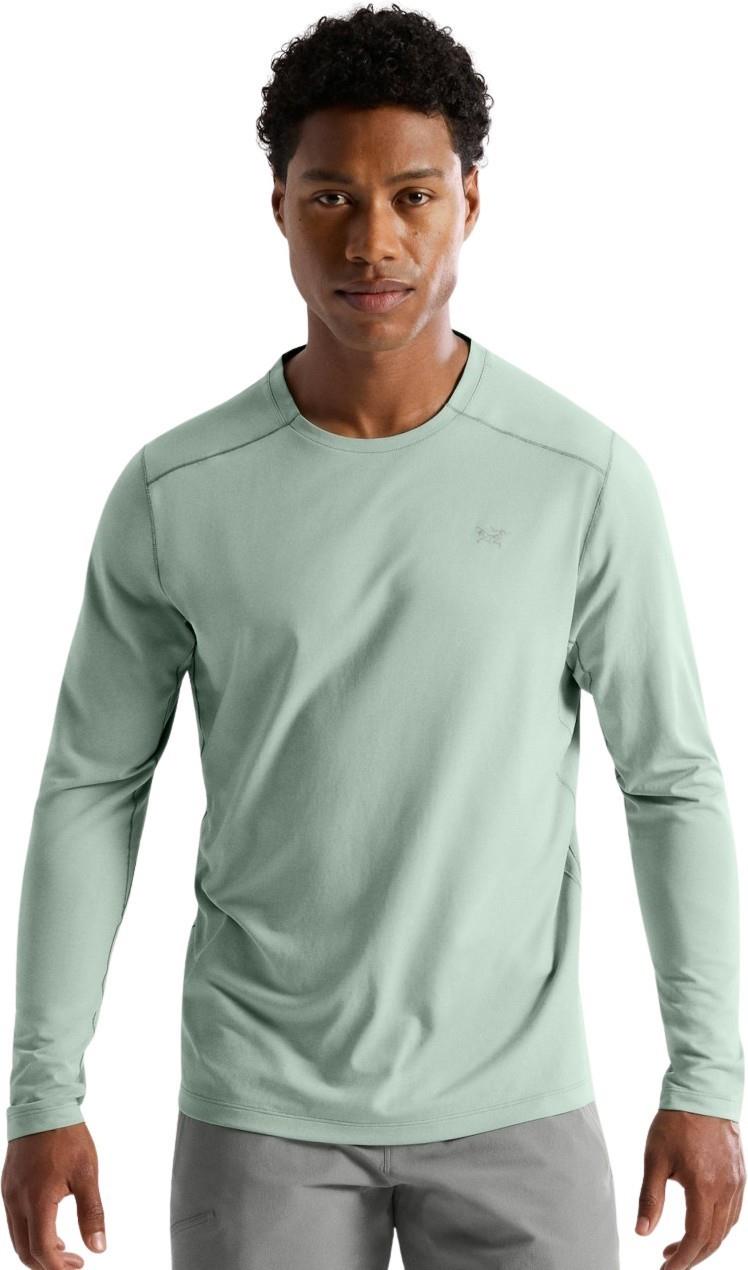 Cormac Crew LS - Mens - stone green heather 1