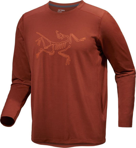 Cormac Logo LS - Mens - Sequoia Heather / Solaris 1