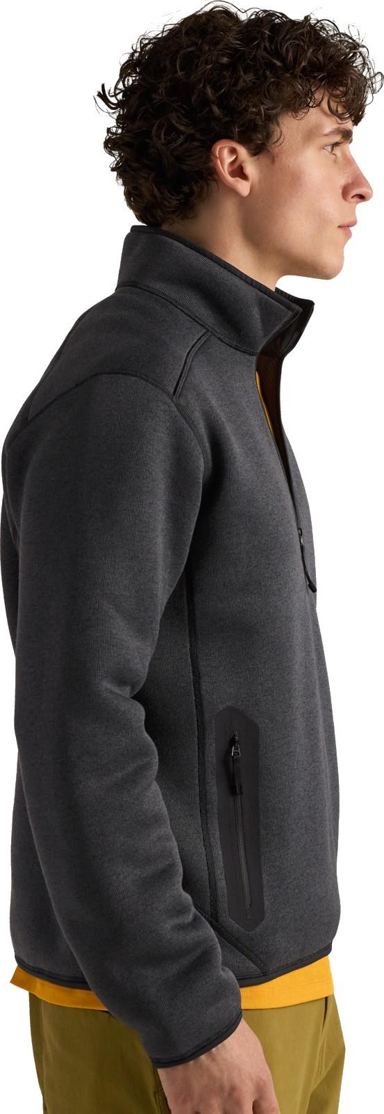 Covert 1/2 Zip - Mens - black heather 1
