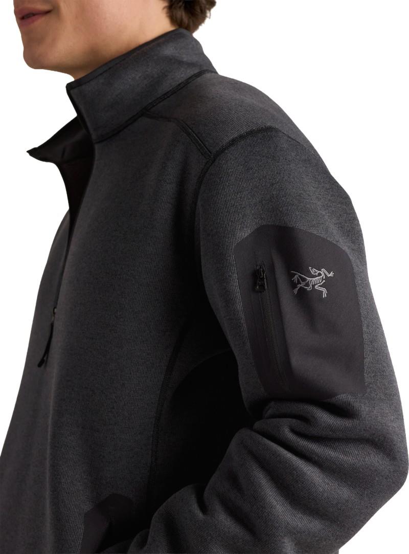 Covert 1/2 Zip - Mens - black heather 1