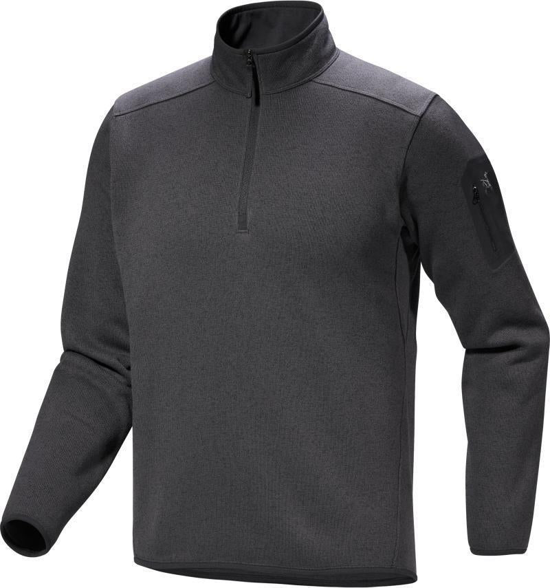 Covert 1/2 Zip - Mens - black heather ii 1