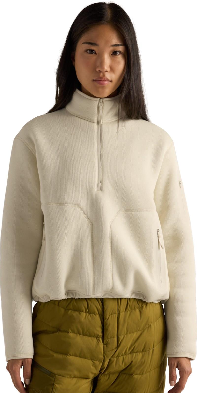 Covert 1/2 Zip - Womens - arc silk heather / salt 1