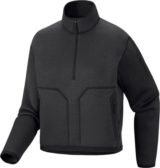 Covert 1/2 Zip - Womens - black heather 1