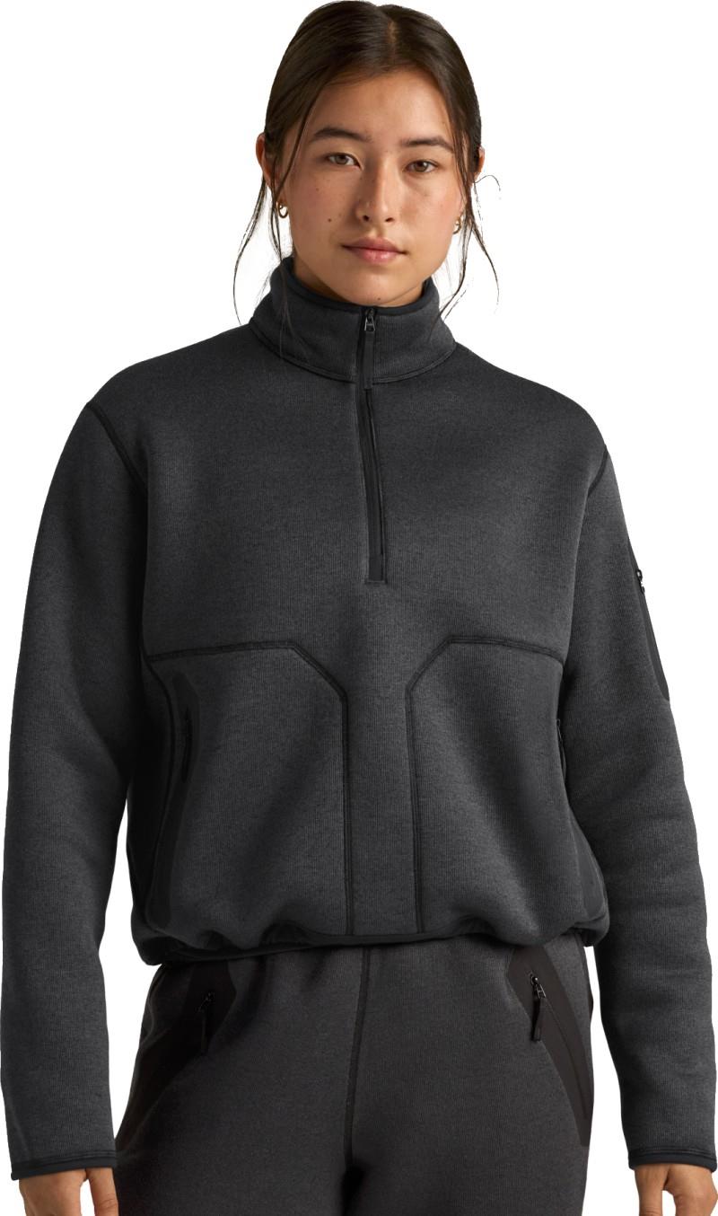 Covert 1/2 Zip - Womens - black heather 1