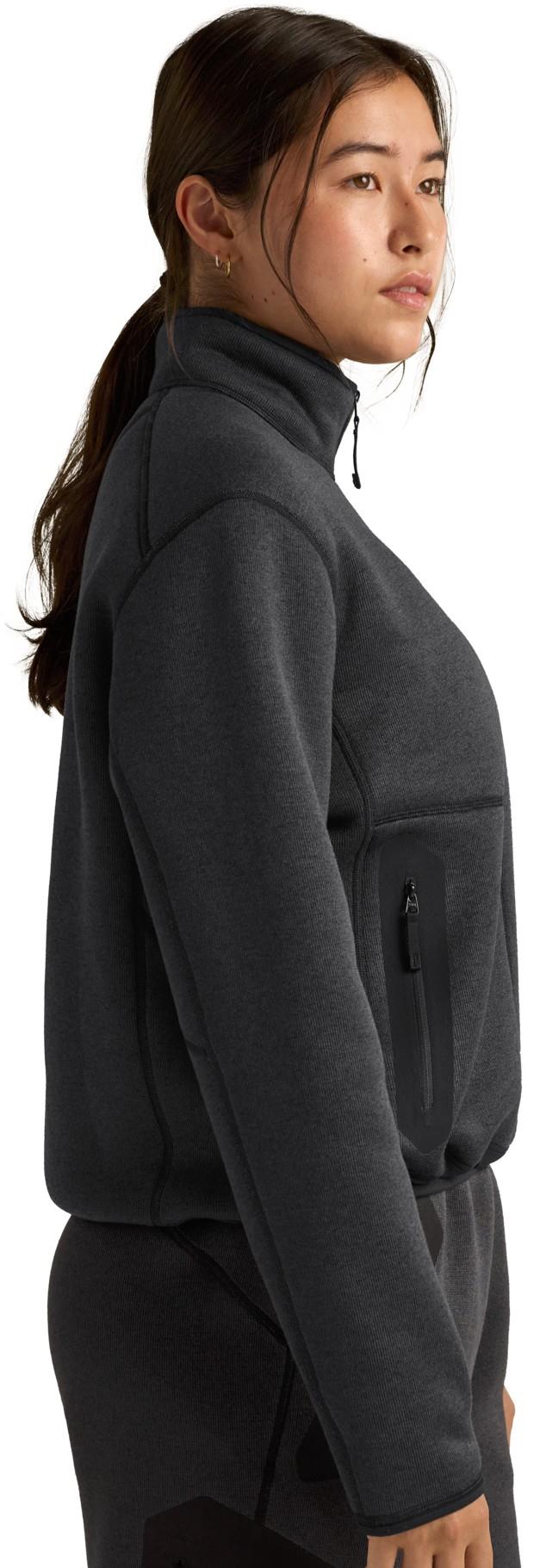 Covert 1/2 Zip - Womens - black heather 1
