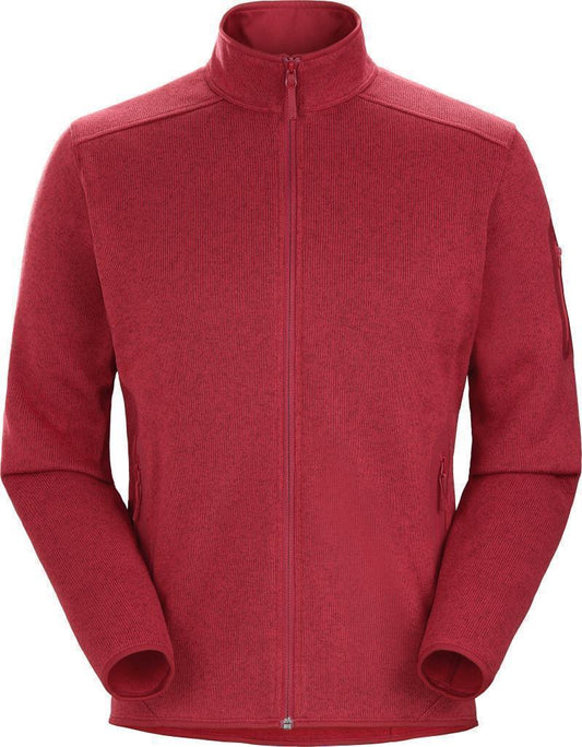 Covert Cardigan - Mens - Bordeaux Heather 1