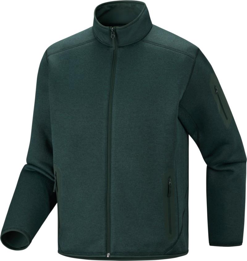 Covert Cardigan - Mens - dark jade heather 1