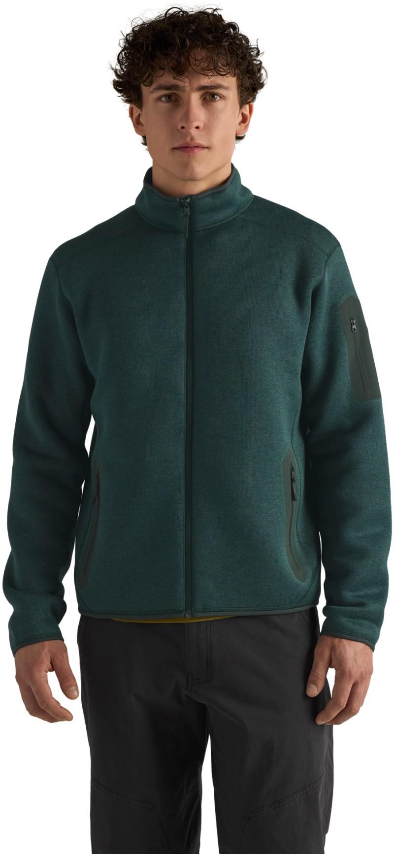 Covert Cardigan - Mens - dark jade heather 1