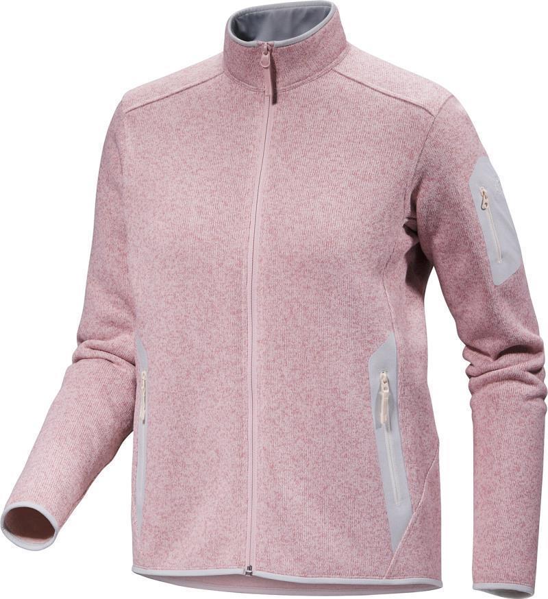 Covert Cardigan - Womens - Alpine Rose Heather / Solitude 1
