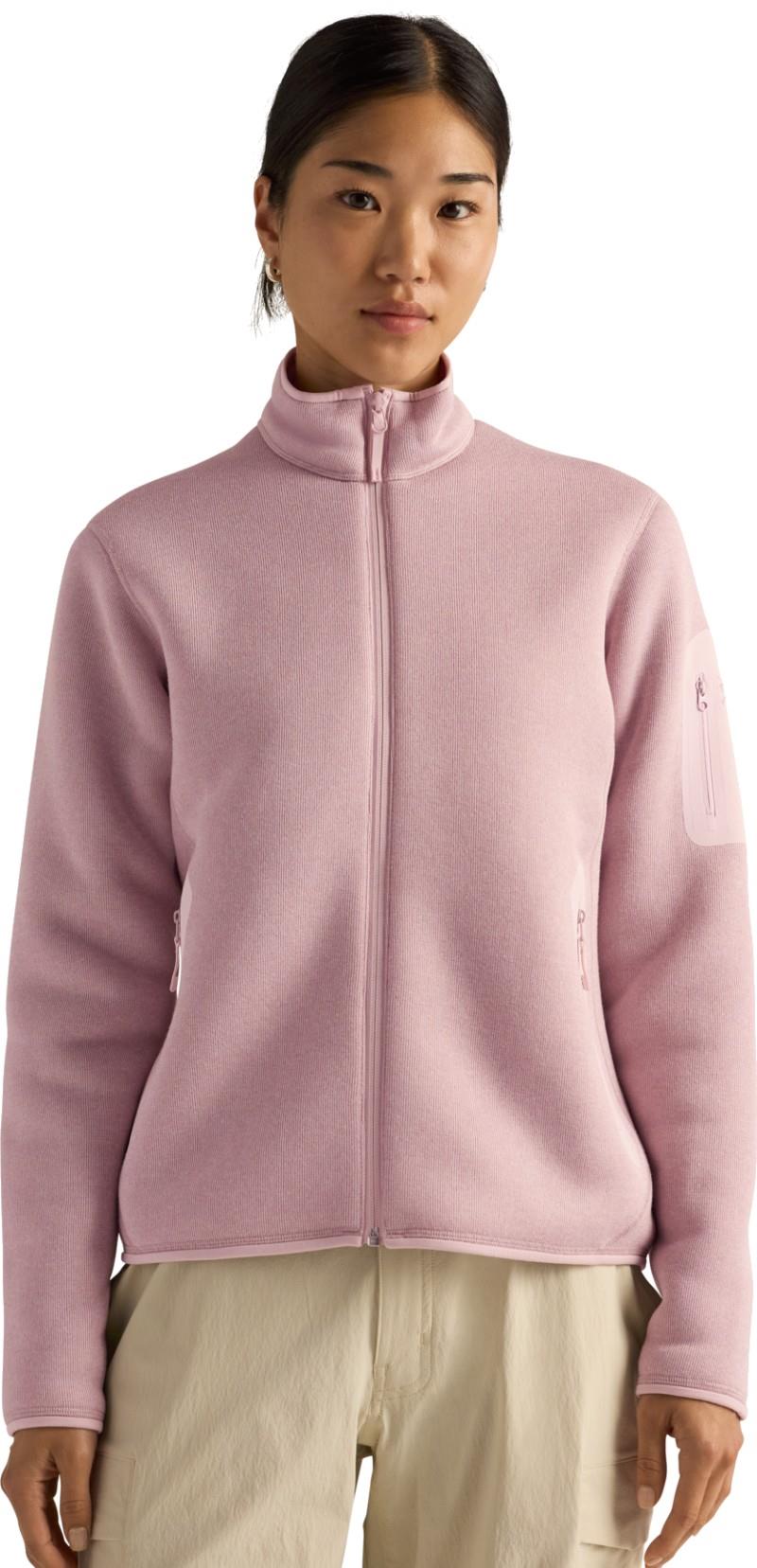 Covert Cardigan - Womens - alpine rose heather 1