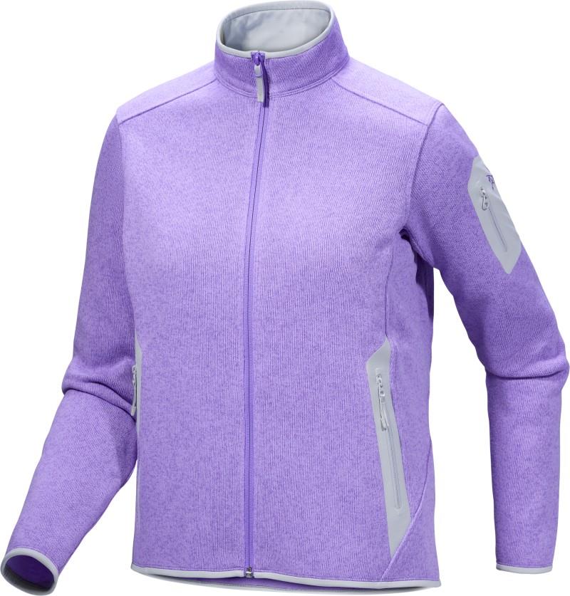 Covert Cardigan - Womens - aster heather / solitude 1
