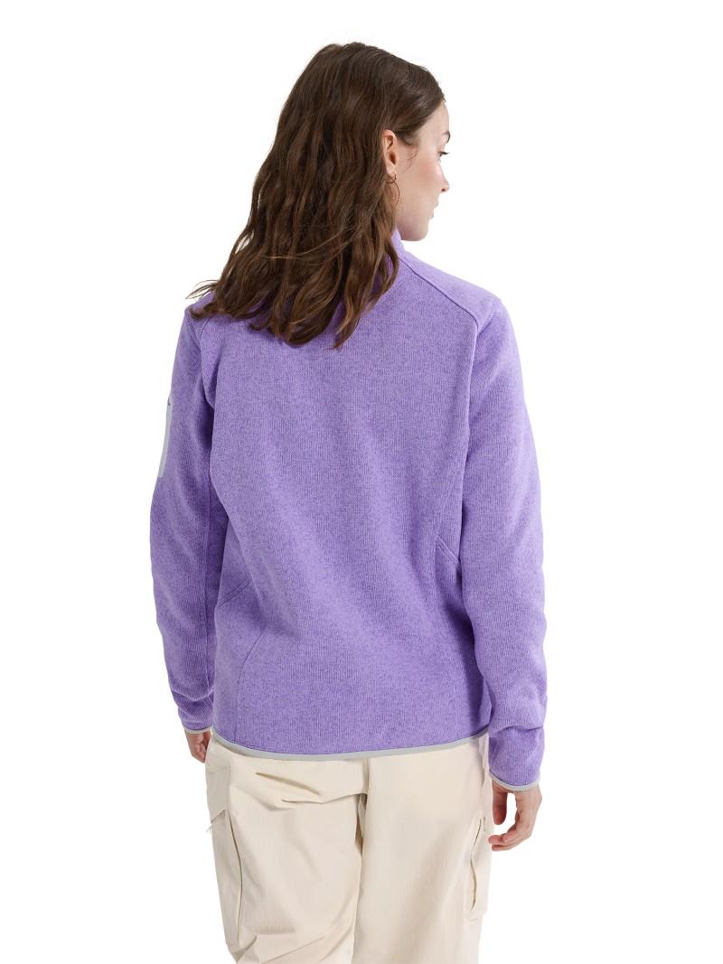 Covert Cardigan - Womens - aster heather / solitude 1