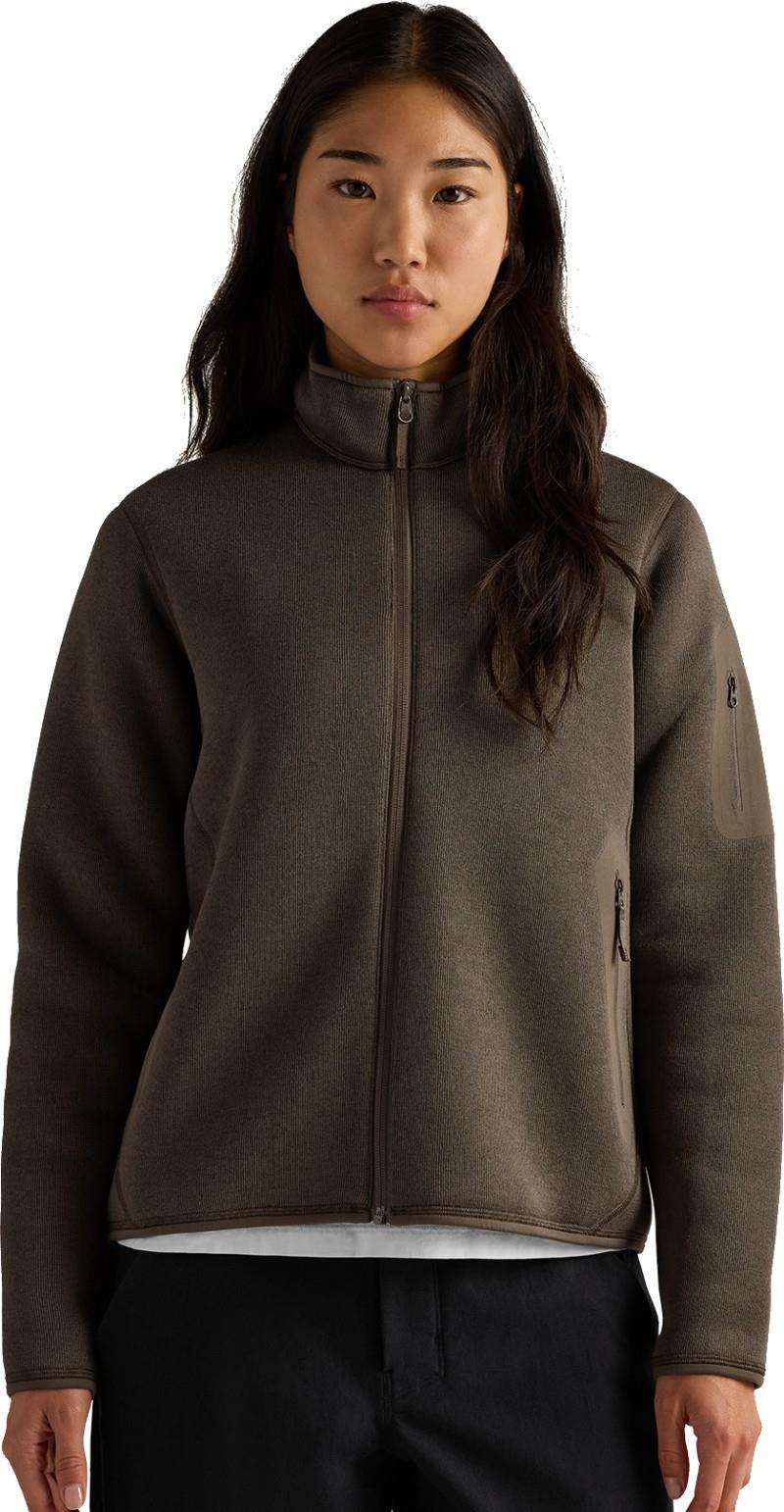 Covert Cardigan - Womens - mongoose heather 1