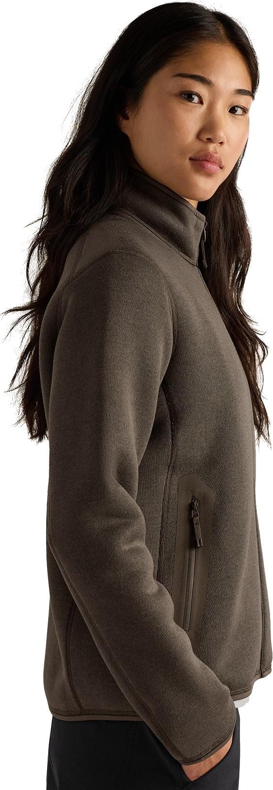 Covert Cardigan - Womens - mongoose heather 1
