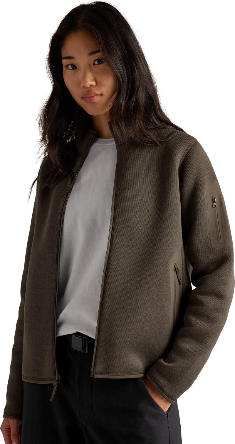 Covert Cardigan - Womens - mongoose heather 1