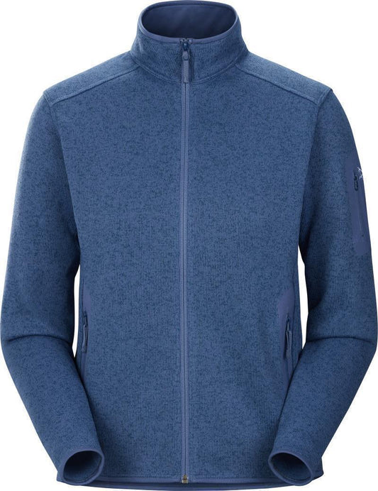 Covert Cardigan - Womens - moonlit heather 1