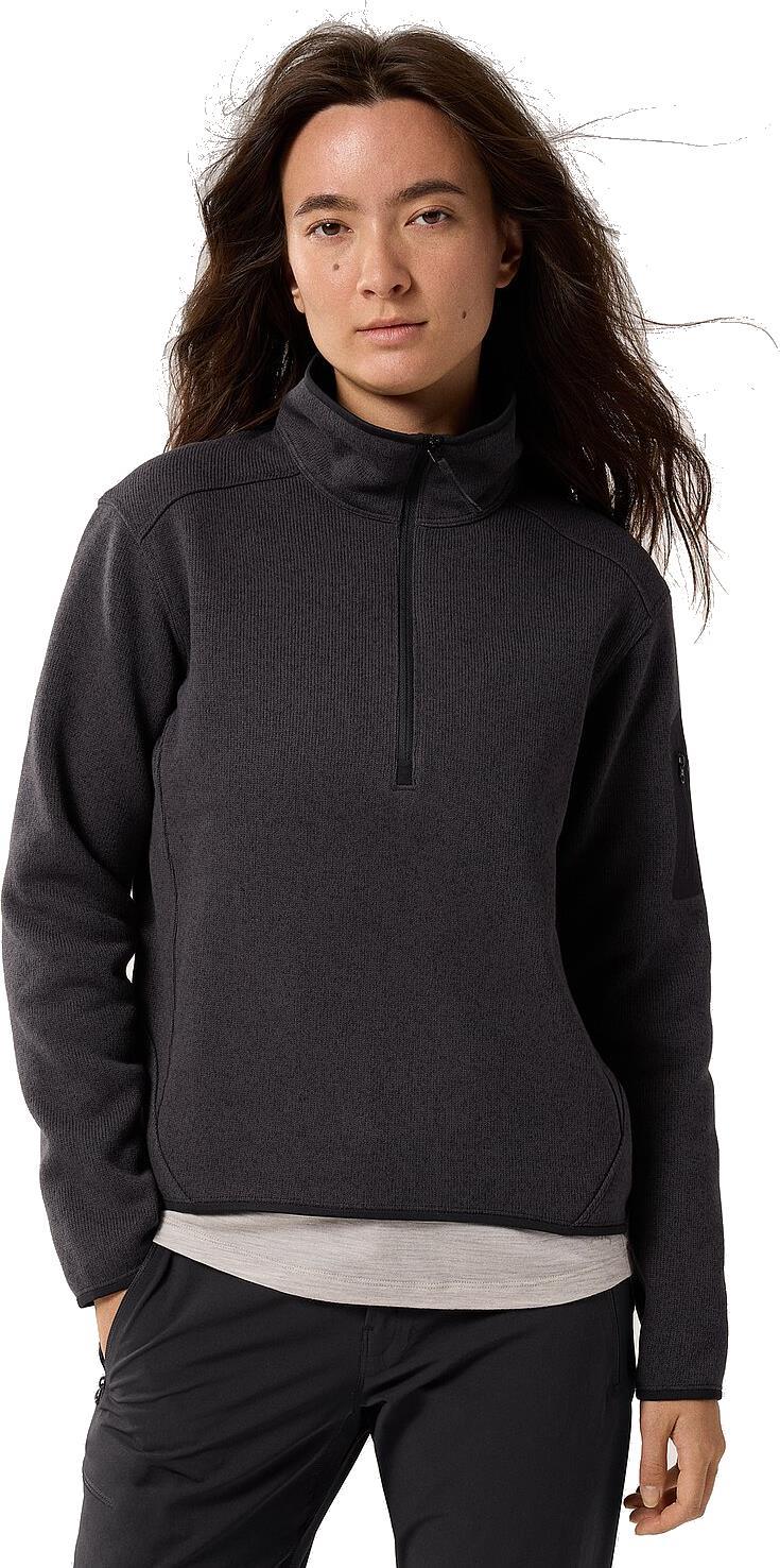 Covert Zip Neck - Womens - Black Heather II 2