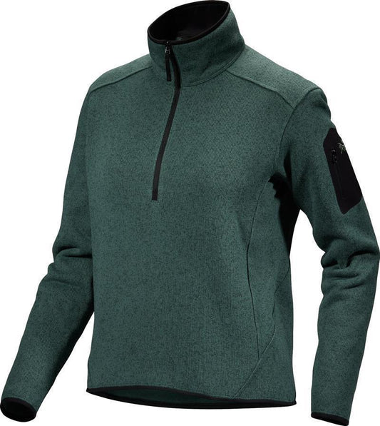 Covert Zip Neck - Womens - Boxcar Heather 1