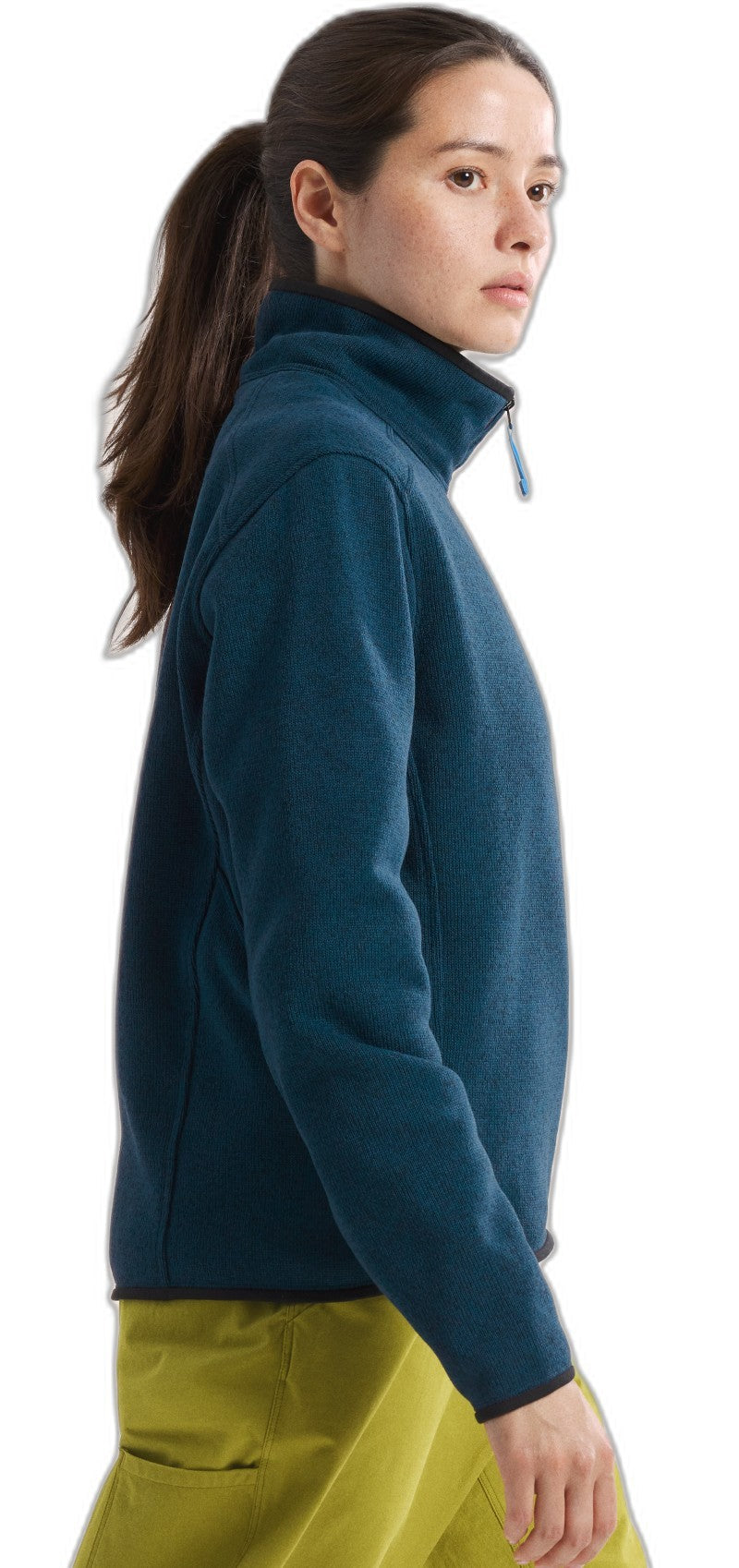 Covert Zip Neck - Womens - midnight frost heather 1