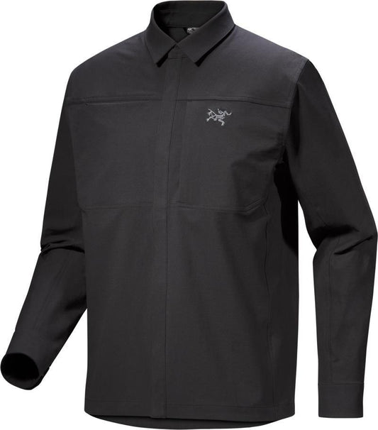 Cronin Cotton Overshirt - Mens - Black 1