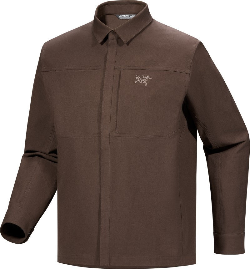 Cronin Cotton Overshirt - Mens - carob 1