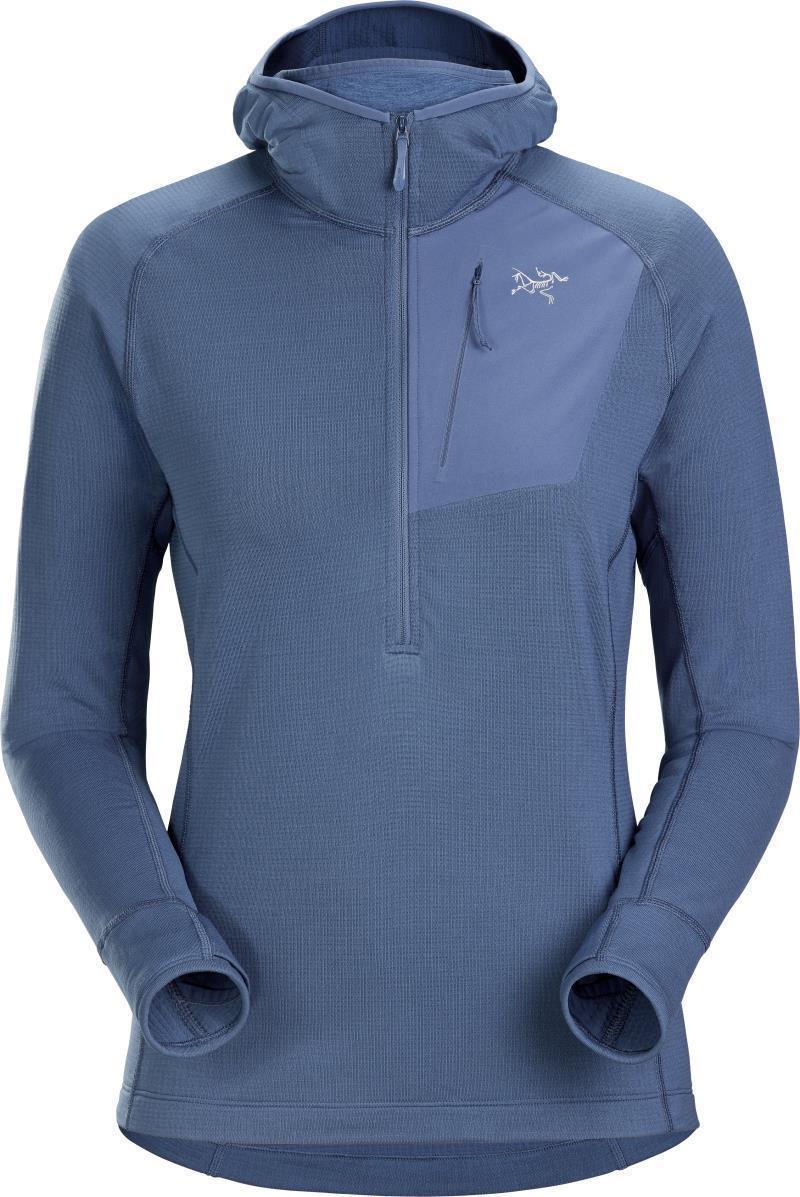 Delta Half Zip Hoody - Womens - Moonlit 1