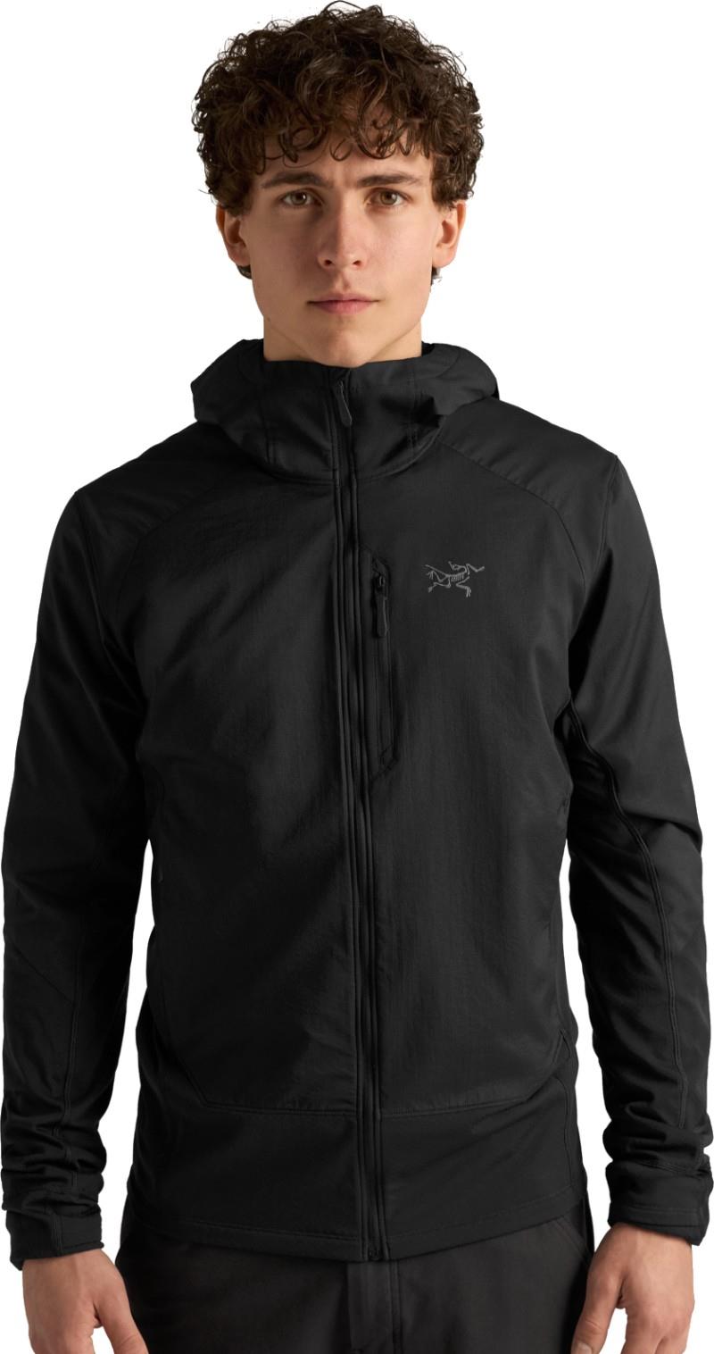 Delta Hybrid Hoody - Mens - black 1