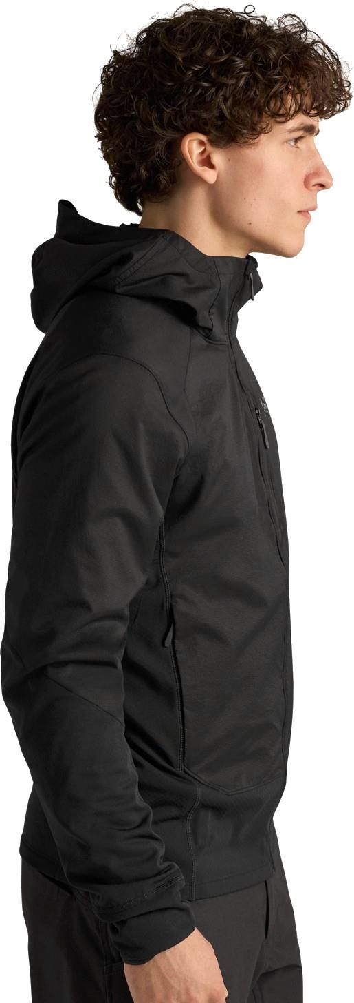 Delta Hybrid Hoody - Mens - black 1