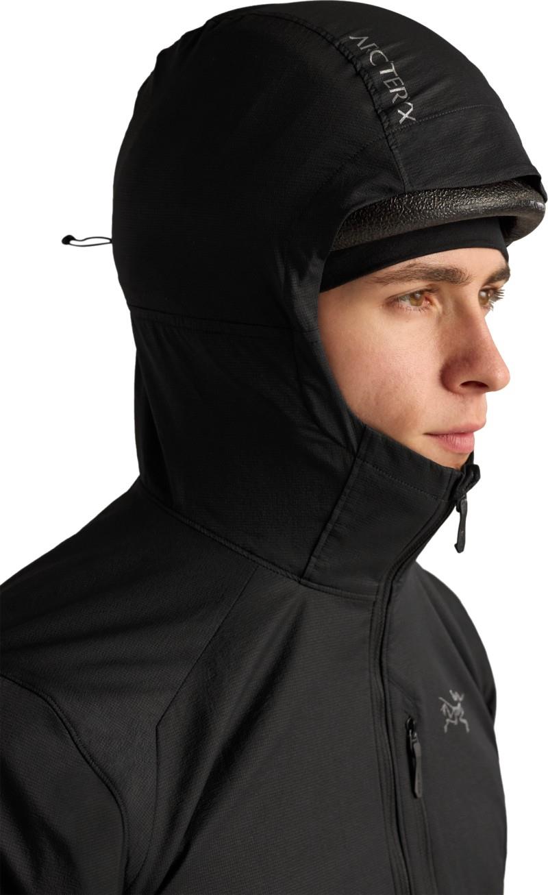 Delta Hybrid Hoody - Mens - black 1