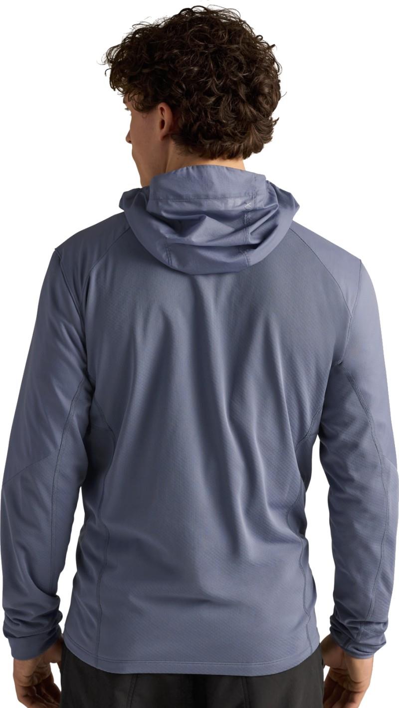 Delta Hybrid Hoody - Mens - stratus 1