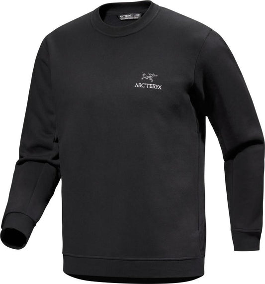 Emblem Fleece Crew - Mens - black 1