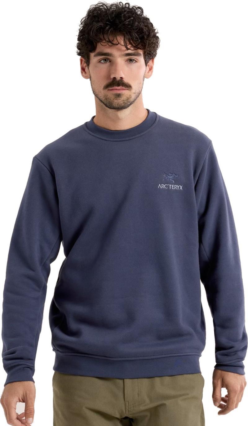 Emblem Fleece Crew - Mens - black sapphire 1